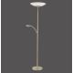 Paul Neuhaus - 655-60 - LED gulvlampe dæmpbar ALFRED 1xLED/28W/230V+1xLED/4W/230V messing