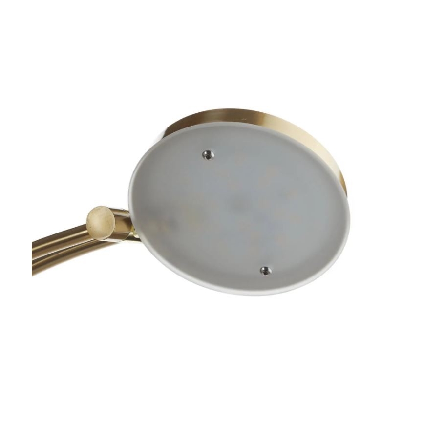 Paul Neuhaus - 655-60 - LED gulvlampe dæmpbar ALFRED 1xLED/28W/230V+1xLED/4W/230V messing