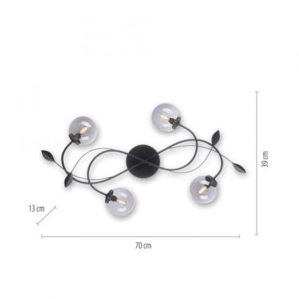 Paul Neuhaus 6724-18 - LED loftlampe WIDOW 4xG9/3W/230V