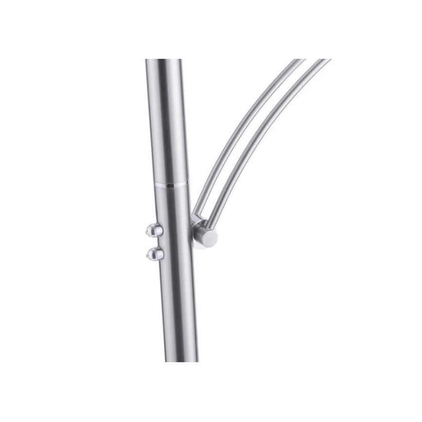 Paul Neuhaus 673-55 - Dæmpbar LED-gulvlampe ARTUR 2xLED/21W/230V+LED/6W blank krom