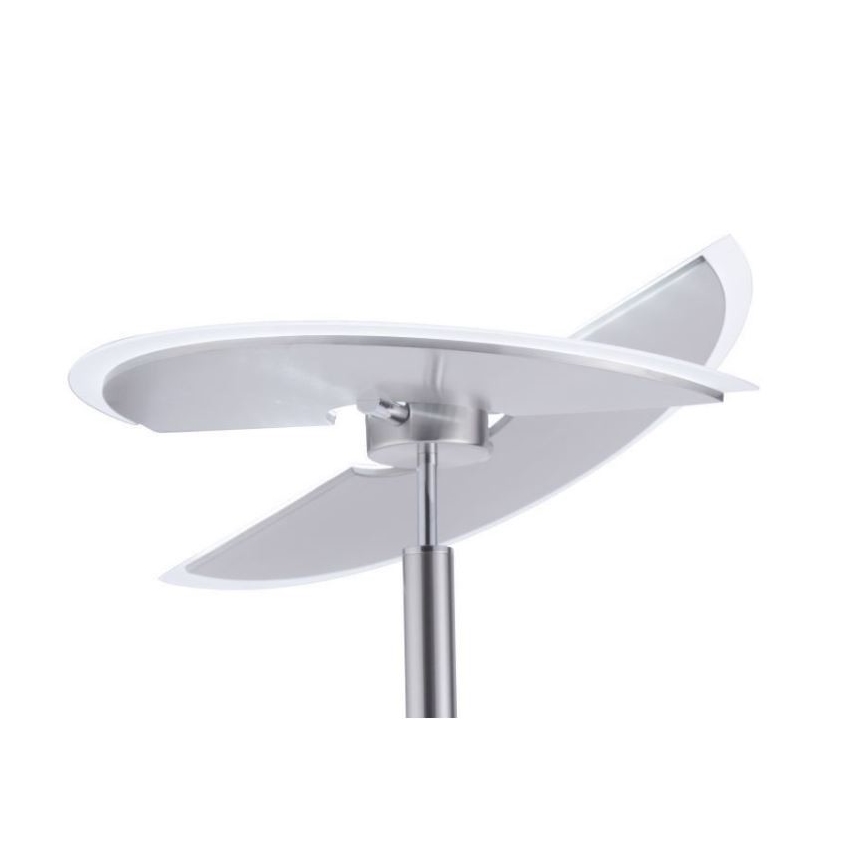 Paul Neuhaus 673-55 - Dæmpbar LED-gulvlampe ARTUR 2xLED/21W/230V+LED/6W blank krom