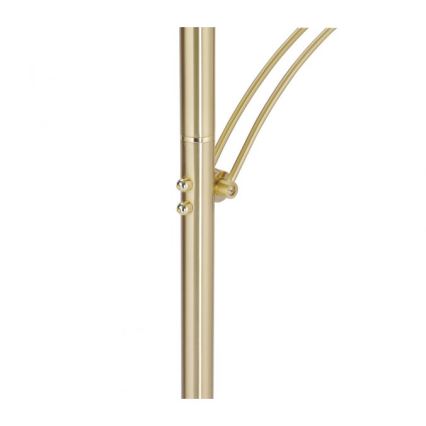 Paul Neuhaus 673-60 - Dæmpbar LED-gulvlampe ARTUR 2xLED/21W/230V+LED/6W guld