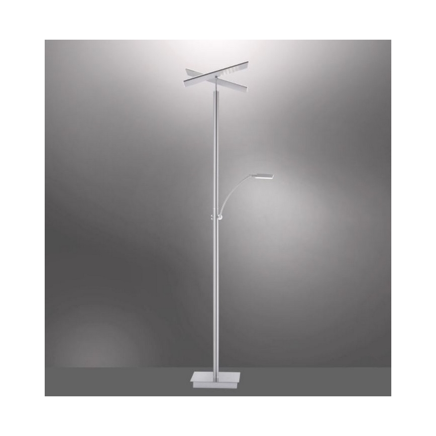 Paul Neuhaus 687-55 - LED gulvlampe dæmpbar ARTUR 2xLED/27W + 1xLED/6W