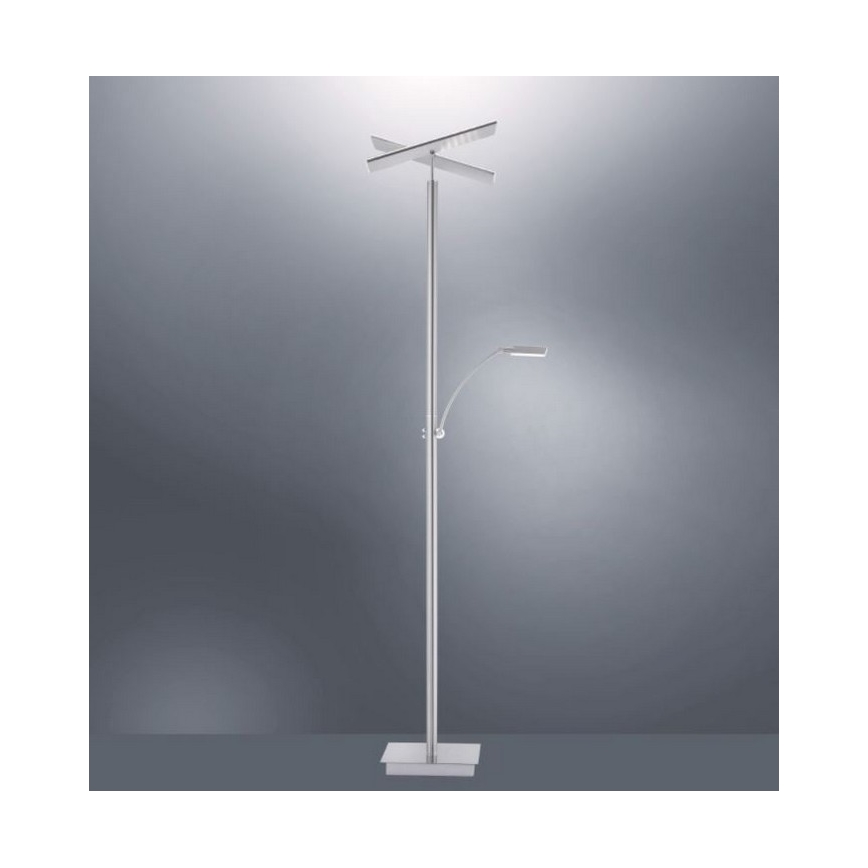 Paul Neuhaus 687-55 - LED gulvlampe dæmpbar ARTUR 2xLED/27W + 1xLED/6W