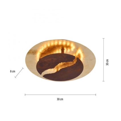 Paul Neuhaus 6982-48 - LED loftlampe dæmpbar NEVIS LED/26W/230V