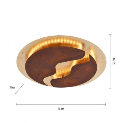 Paul Neuhaus 6983-48 - LED loftlampe dæmpbar NEVIS LED/42W/230V