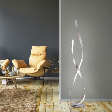 Paul Neuhaus 720-55 - LED gulvlampe dæmpbar LINDA LED/27W/230V skinnende krom