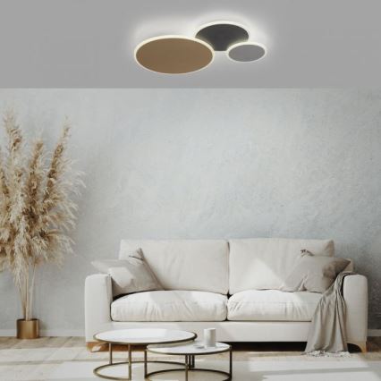 Paul Neuhaus 8007-70 - LED loftlampe dæmpbar Q-PIATO LED/35W/230V 2700-5000K Wi-Fi + fjernbetjening