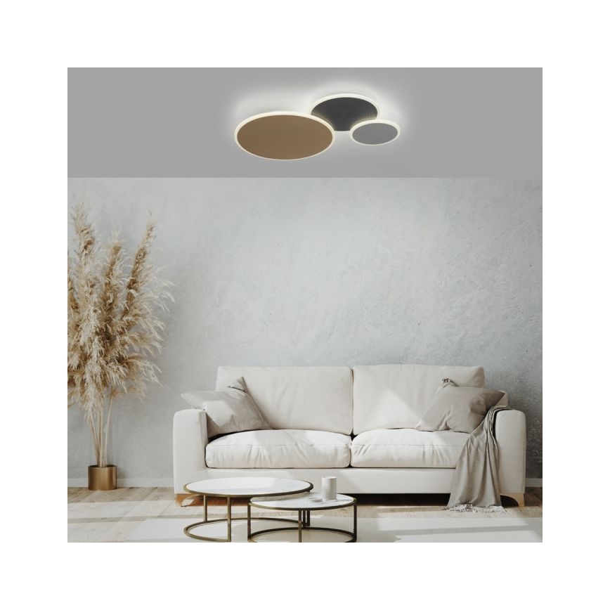 Paul Neuhaus 8007-70 - LED loftlampe dæmpbar Q-PIATO LED/35W/230V 2700-5000K Wi-Fi + fjernbetjening