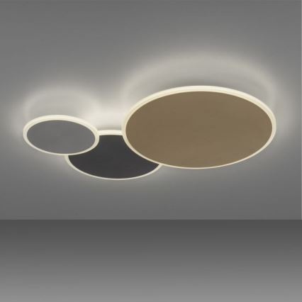 Paul Neuhaus 8007-70 - LED loftlampe dæmpbar Q-PIATO LED/35W/230V 2700-5000K Wi-Fi + fjernbetjening