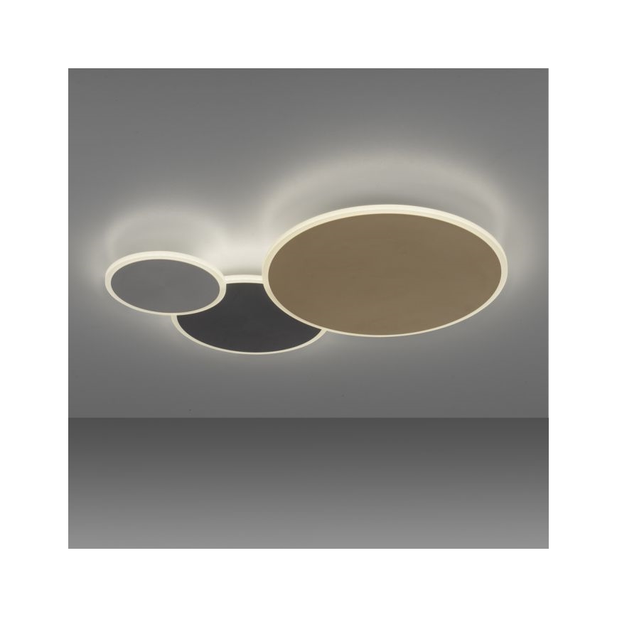 Paul Neuhaus 8007-70 - LED loftlampe dæmpbar Q-PIATO LED/35W/230V 2700-5000K Wi-Fi + fjernbetjening