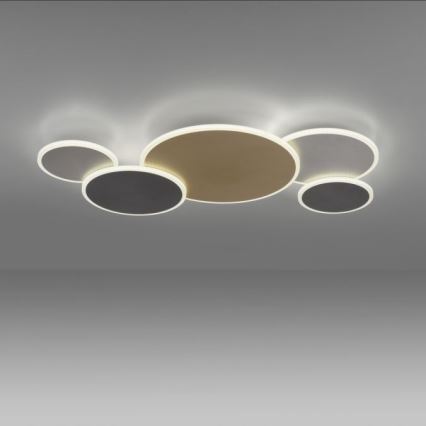 Paul Neuhaus 8008-70 - LED loftlampe dæmpbar Q-PIATO LED/49W/230V 2700-5000K Wi-Fi + fjernbetjening