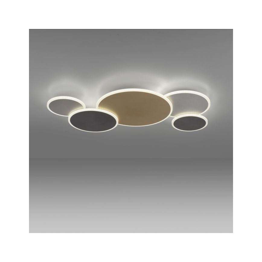 Paul Neuhaus 8008-70 - LED loftlampe dæmpbar Q-PIATO LED/49W/230V 2700-5000K Wi-Fi + fjernbetjening