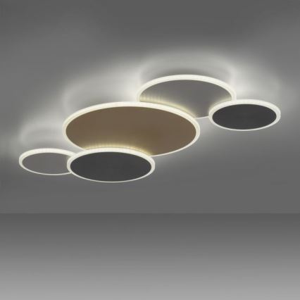 Paul Neuhaus 8008-70 - LED loftlampe dæmpbar Q-PIATO LED/49W/230V 2700-5000K Wi-Fi + fjernbetjening