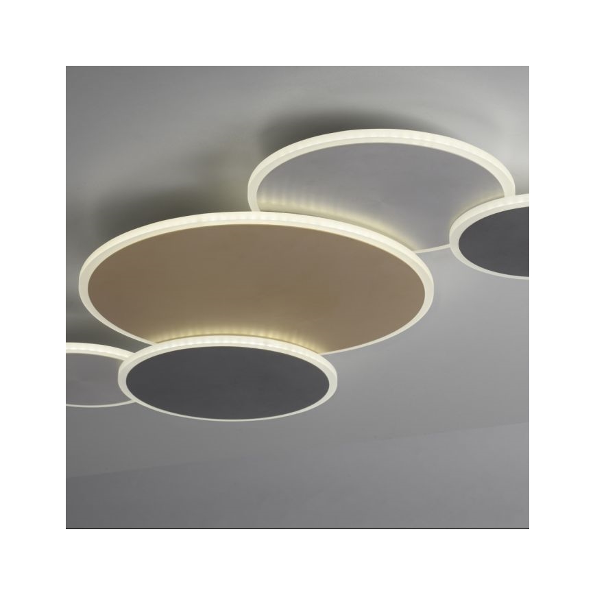 Paul Neuhaus 8008-70 - LED loftlampe dæmpbar Q-PIATO LED/49W/230V 2700-5000K Wi-Fi + fjernbetjening