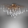 Paul Neuhaus 8090-11 - Loftlampe ICICLE 4xG9/40W/230V 30x60 cm messing