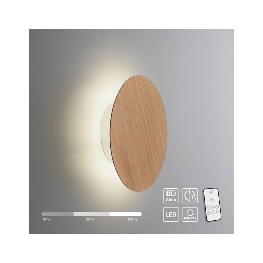 Paul Neuhaus 8152-79 - LED vægspot dæmpbar PUNTUA LED/1W/3,7V 2200 mAh + fjernbetjening