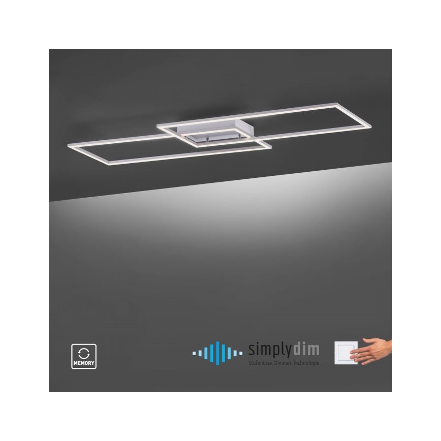 Paul Neuhaus 8194-55 - LED loftlampe dæmpbar INIGO 2xLED/20W/230V