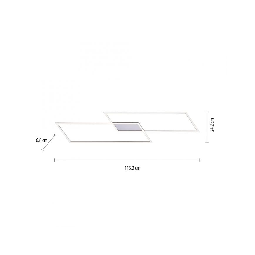 Paul Neuhaus 8194-55 - LED loftlampe dæmpbar INIGO 2xLED/20W/230V