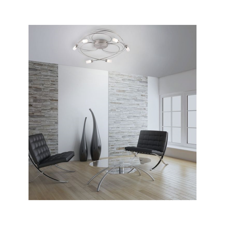 Paul Neuhaus 8250-55 - LED loftlampe dæmpbar NELIA 6xLED/3W/230V