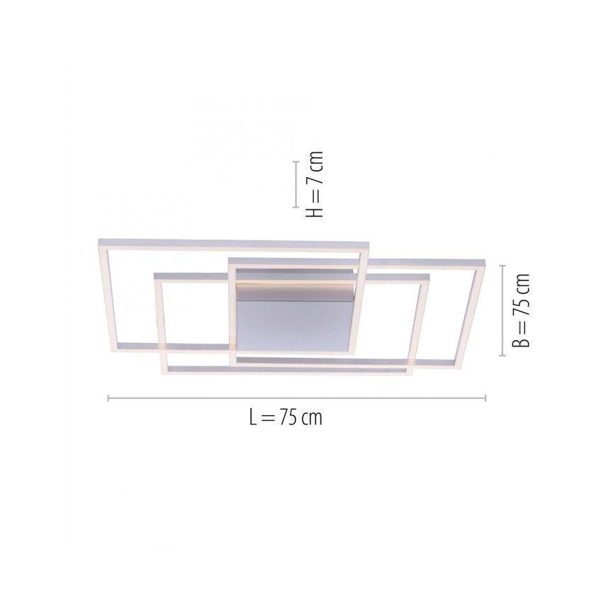 Paul Neuhaus 8256-55 - LED lysdæmper loftslampe INIGO 3xLED/16W/230V