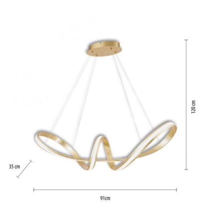 Paul Neuhaus 8292-12 - LED pendel dæmpbar MELINDA LED/38W/230V