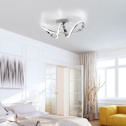 Paul Neuhaus 8331-17 - LED loftlampe dæmpbar MELINDA LED/30W/230V skinnende krom