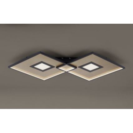 Paul Neuhaus - 8378-18 - LED loftlampe dæmpbar AMARA 1xLED/45W/230V + fjernbetjening guld