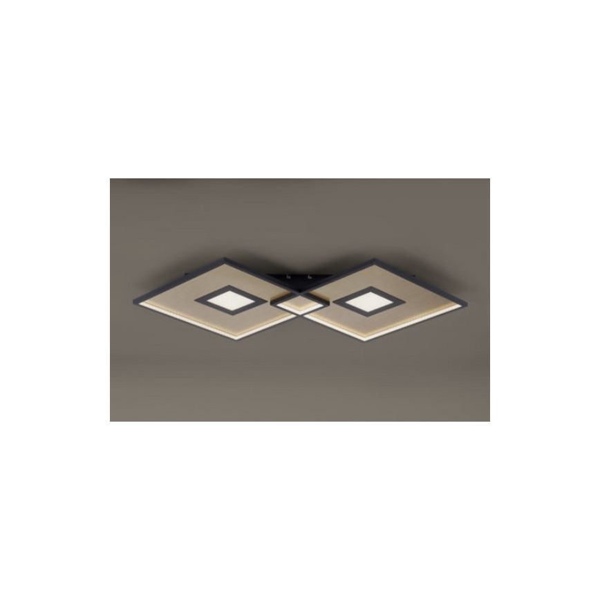 Paul Neuhaus - 8378-18 - LED loftlampe dæmpbar AMARA 1xLED/45W/230V + fjernbetjening guld