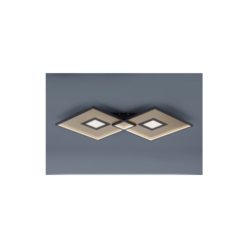 Paul Neuhaus - 8378-18 - LED loftlampe dæmpbar AMARA 1xLED/45W/230V + fjernbetjening guld