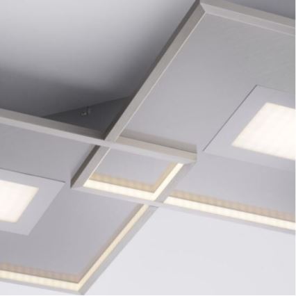 Paul Neuhaus 8378-55 - LED loftlampe dæmpbar AMARA LED/45W/230V skinnende krom + fjernbetjening