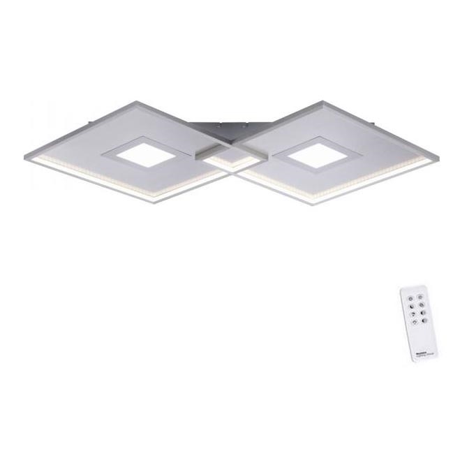 Paul Neuhaus 8378-55 - LED loftlampe dæmpbar AMARA LED/45W/230V skinnende krom + fjernbetjening