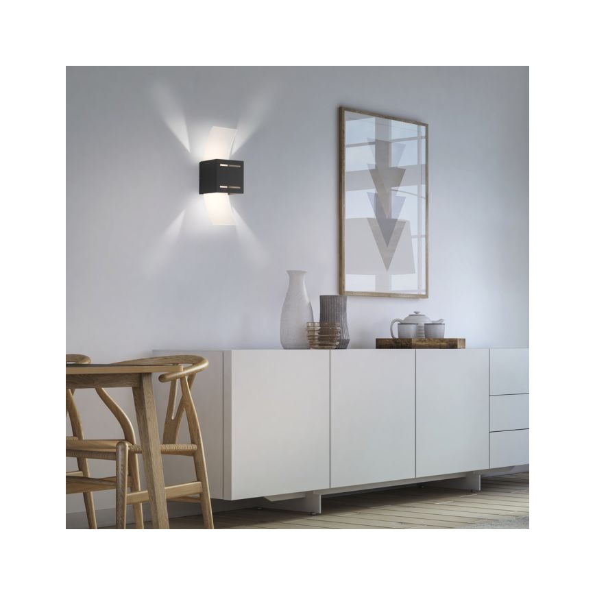 Paul Neuhaus 9007-13 - Væglampe ORMA 1xG9/40W/230V sort