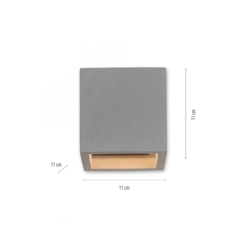 Paul Neuhaus 9069-22 - Væglampe ETON 1xG9/25W/230V beton