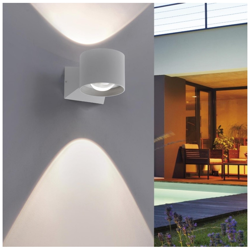 Paul Neuhaus 9441-21 - Udendørs LED væglampe TIMO 2xLED/2W/230V IP54