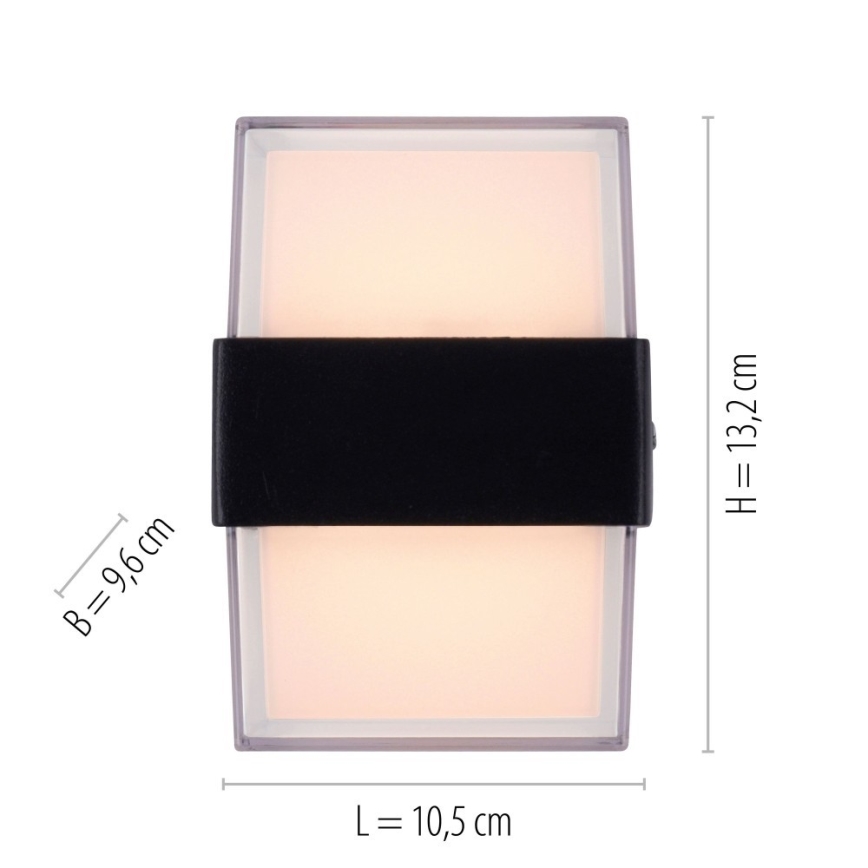Paul Neuhaus 9480-13 - Udendørs LED væglampe CARA LED/8W/230V IP44