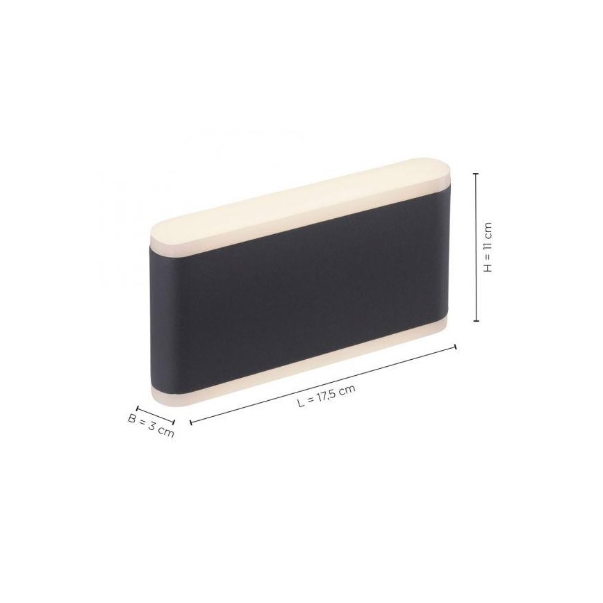 Paul Neuhaus 9483-13 - Udendørs LED væglampe ELSA 2xLED/5,4W/230V IP65