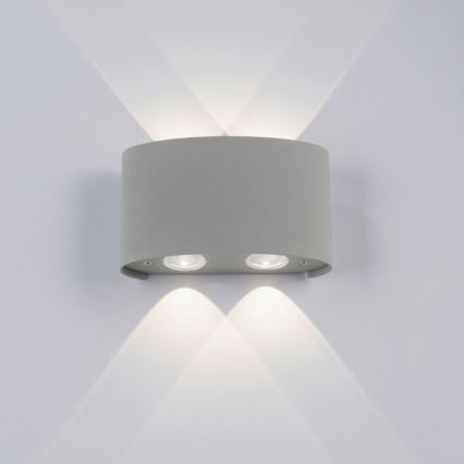 Paul Neuhaus 9487-21 - Udendørs LED væglampe CARLO 4xLED/0,8W/230V IP54