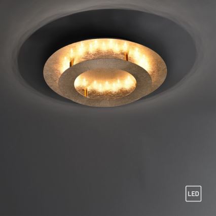 Paul Neuhaus 9620-12 - LED loftlampe NEVIS LED/18W/230V guldfarvet
