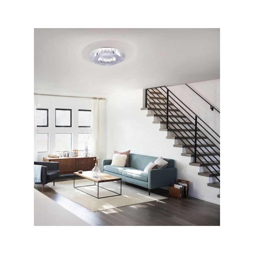 Paul Neuhaus 9620-21 - LED loftlampe NEVIS LED/18W/230V sølvfarvet
