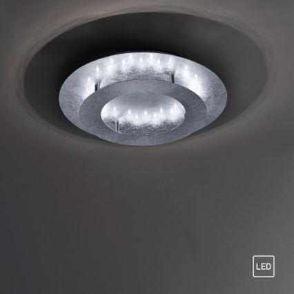 Paul Neuhaus 9620-21 - LED loftlampe NEVIS LED/18W/230V sølvfarvet