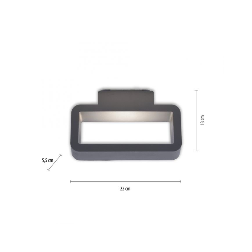 Paul Neuhaus 9668-13 - Udendørs LED væglampe HENDRIK LED/5,2W/230V IP54