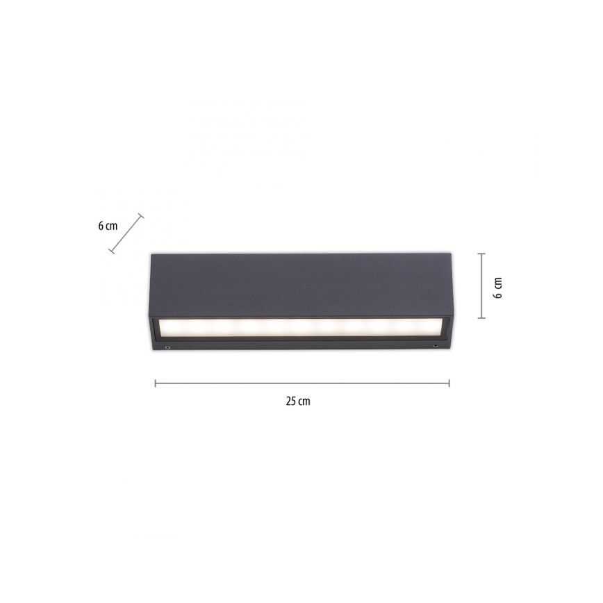 Paul Neuhaus 9675-13 - Udendørs LED væglampe ROBERT 2xLED/9W/230V IP65