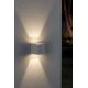 Paulmann 18001 - Udendørs væglampe 2xLED/3W IP65 CYBO 230V hvid