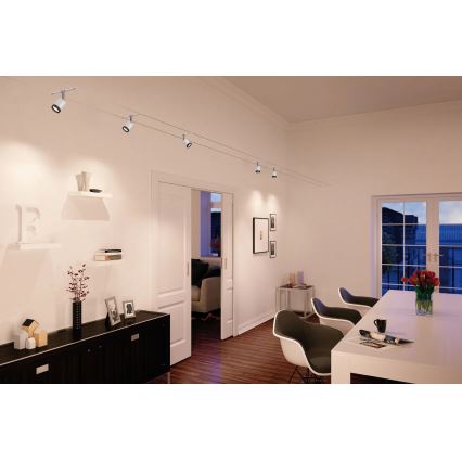 Paulmann 3981 - SÆT 5xLED/4W Spotlys til TUBE kabelsystem 230V