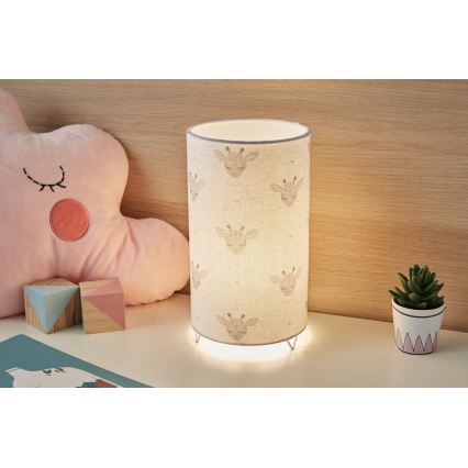 Paulmann 48040 - Bordlampe til børn 1xE14/20W CUTE GIRAFFE 230V