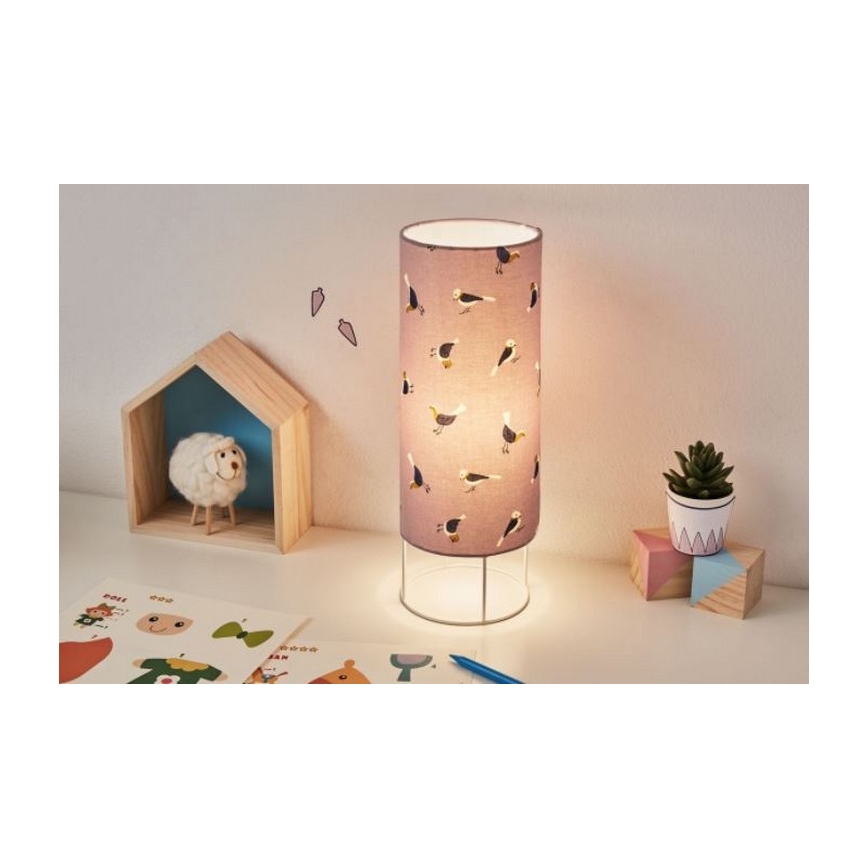 Paulmann 48044 - 1xE14/20W Bordlampe til børn CUTE BIRD 230V