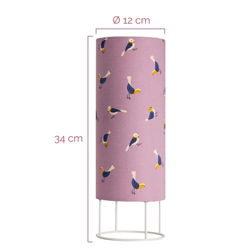 Paulmann 48044 - 1xE14/20W Bordlampe til børn CUTE BIRD 230V