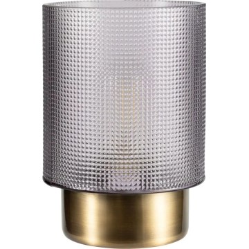 Paulmann 48133 - LED-1xE27/0,8W Bordlampe GLAMOUR 3xAA/4,5V transparent