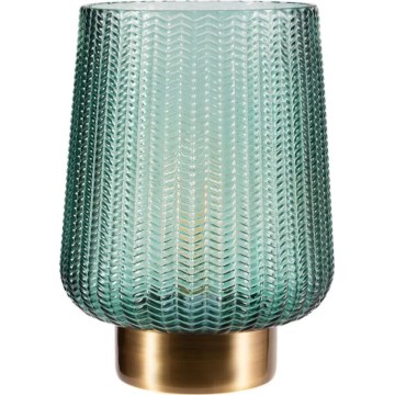 Paulmann 48136 - LED-1xE27/0,8W Bordlampe GLAMOUR 3xAA/4,5V grøn